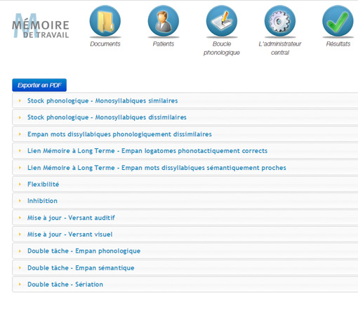 Image sur le produit Mémoire de Travail