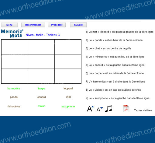 Image sur le produit Mémoriz'mots