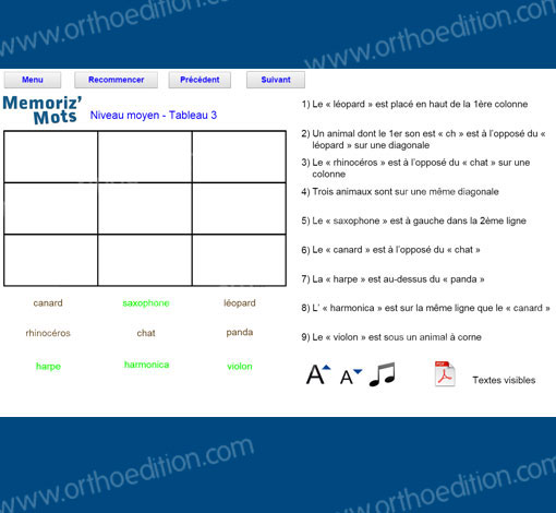 Image sur le produit Mémoriz'mots