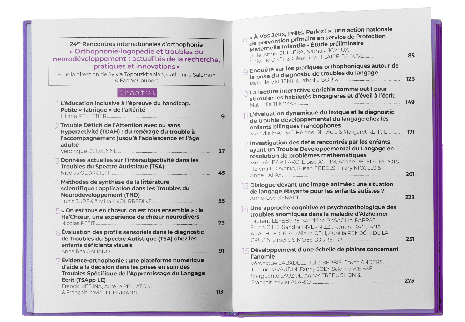 Image sur le produit Troubles du neurodéveloppement : Actes 2024