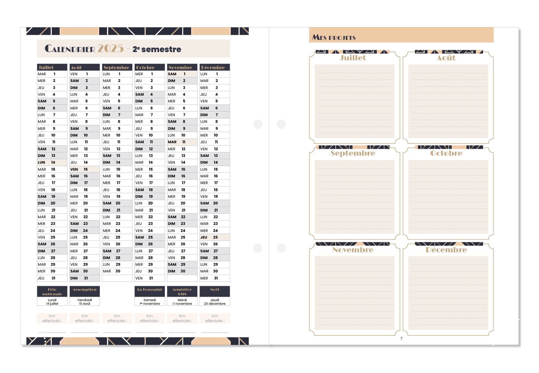 Image sur le produit Recharge de l'agenda 2025-2026