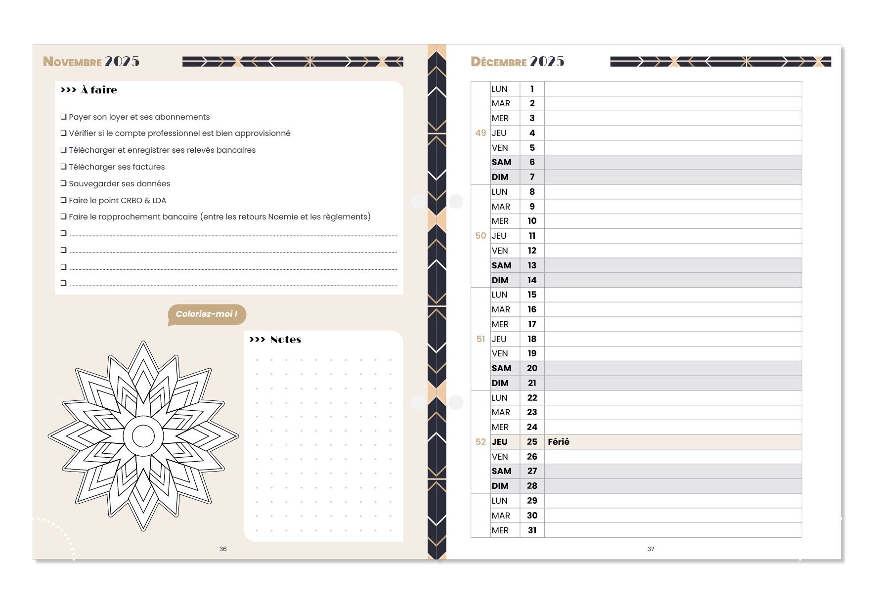 Image sur le produit Recharge Agenda -  Année Civile
