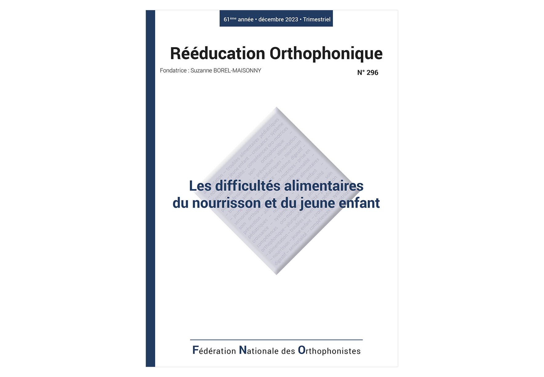 Image principale de N° 296 - Les difficultés alimentaires du nourrisson et du jeune enfant - PDF