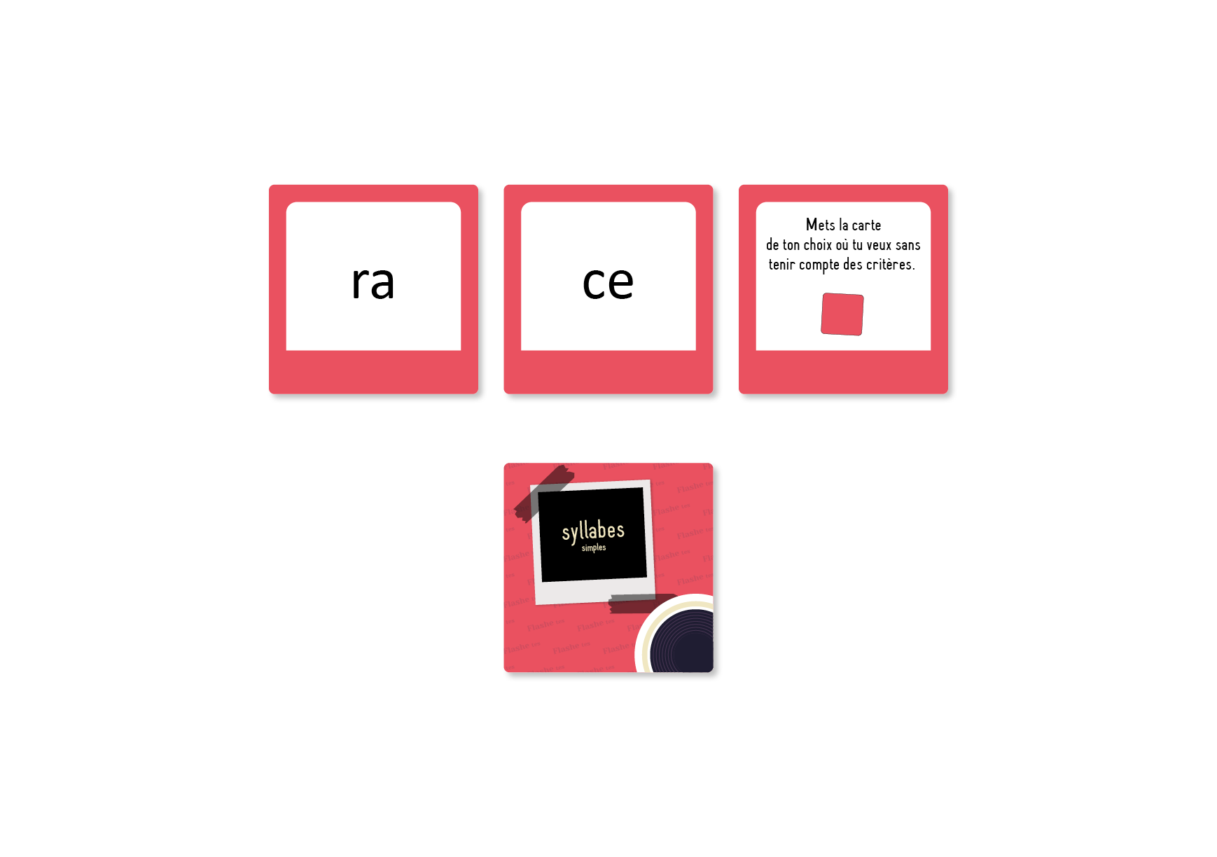 Image sur le produit Flashe tes syllabes et mots-outils