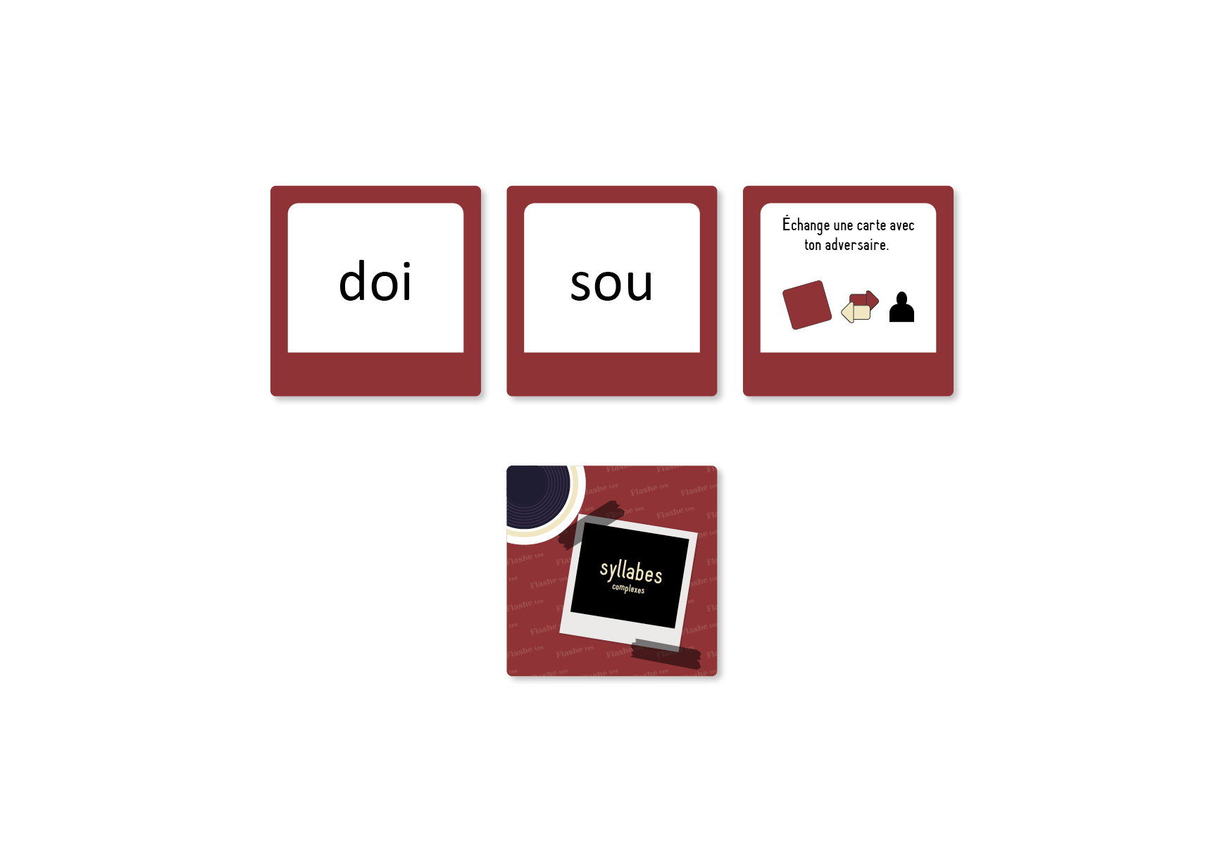 Image sur le produit Flashe tes syllabes et mots-outils