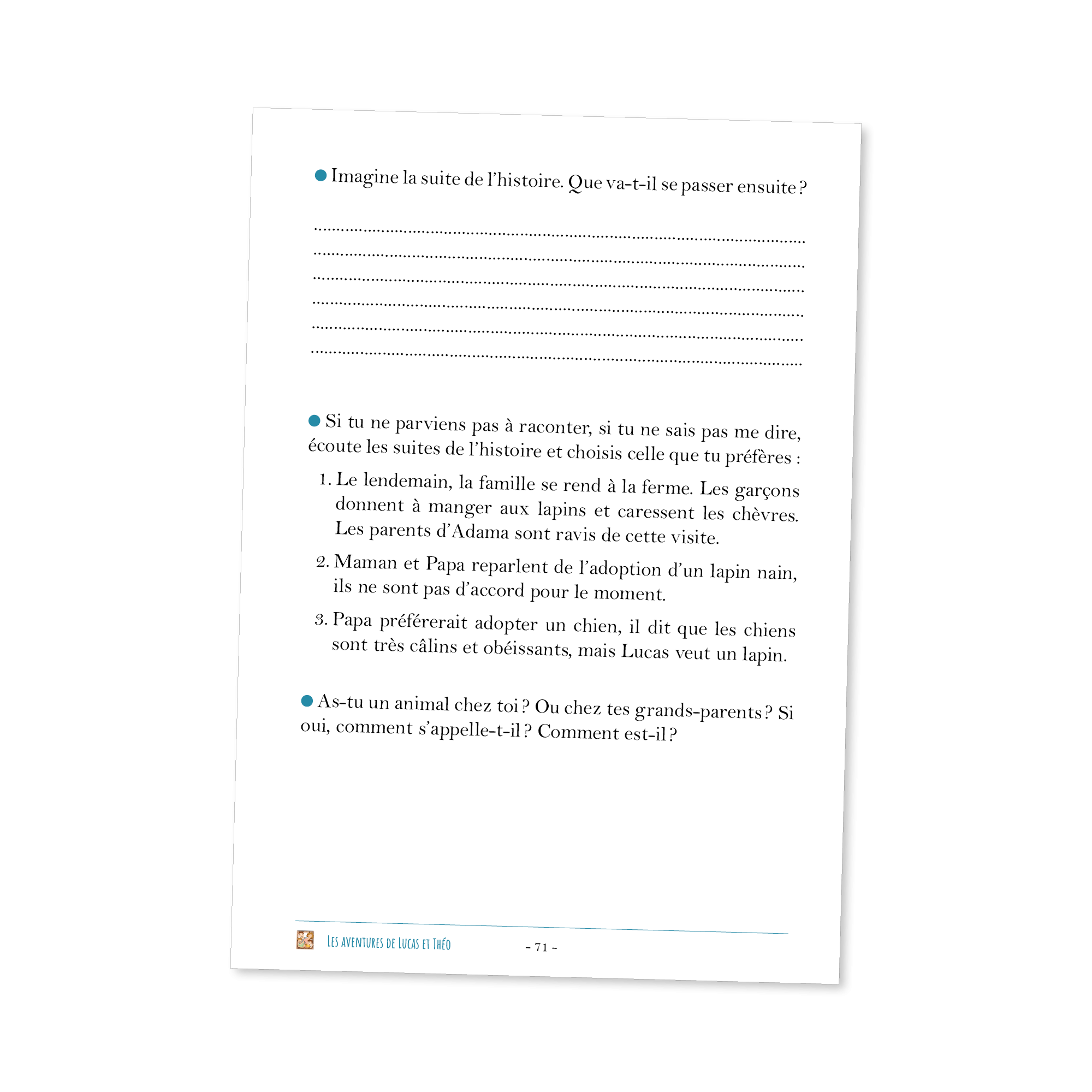 Image sur le produit Langage oral - Les aventures de Lucas et Th&eacute;o