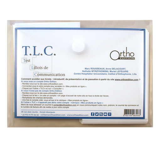 Image sur le produit TLC - Test Lillois de communication (version pdf)