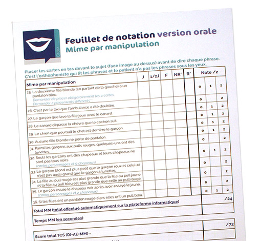 Image sur le produit TCS-r - Test de Compréhension Syntaxique-révisé