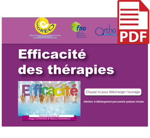 Image principale de Efficacité des thérapies : Actes 2017 (pdf)