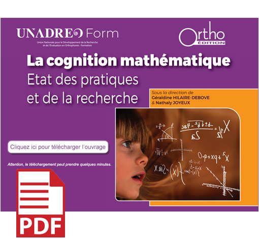 Image principale de La cognition mathématique : Actes 2021 (pdf)