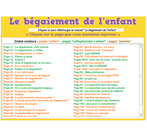 Image sur le produit Le bégaiement de l'enfant (pdf)