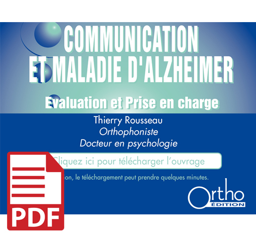Image principale de Communication et maladie d'Alzheimer (pdf)