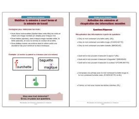 Image de Entraînement des stratégies de mémorisation et d'inhibition, produit d'Ortho Édition