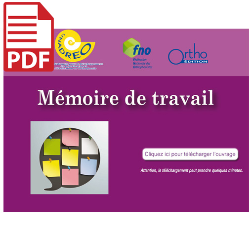 Image du produit Mémoire de Travail : Actes 2015 (pdf)