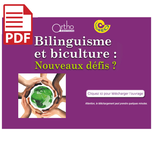 Image du produit Bilinguisme et biculture : Actes 2012 (pdf)